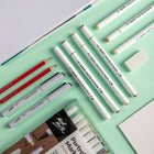 Mont Marte Premium Portrait Marker 12-Piece Set - Dual Tip - Assorted-Dual tip markers handle fine detail and broader colouring, while the colourless blender helps soften transitions