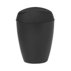 Umbra Twirla 9 L Can - Black-Simple & clean design: With a simple yet effective design, this modern trash can keeps garbage out of sight, thanks to its swing-top lid