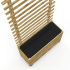 Outsunny Wooden Planter with Trellis - Nature Wood-Four wheels to move around easily. Two with brakes
