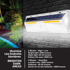 Bell + Howell Bionic XL Waterproof Motion Sensor LED Wall Light-Super bright lights - this solar light has 64 LED lights, 40X brighter than a standard outdoor light, giving off up to 1000 Lumens of illuminating power the light temperature rating is 6500 kelvin warm light which is best for natural outdoor light
