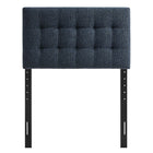 Modway Lily Upholstered Twin Size Headboard - Navy Chenille-Five Mounting Positions