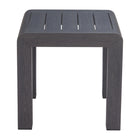 Zuo Rolig Side Table - Black-Faux Wood Aluminum square shape tabletop