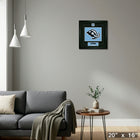 Utah Mammoth Logo - Framed Print - 20" x 16"-Ready to hang - arrives fully assembled