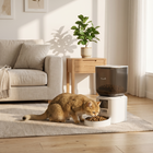 PawHut Automatic 8L Cat Feeder - WiFi - Smart App Control-2.4G WiFi connection enables remote meal scheduling and instant low battery alerts
