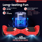 Gyrocopters PRIME Hoverboard for Kids - 15 km/h Speed ​​ - 300 W - 6.5" - LED Wheels - Bluetooth Speaker - Red-Speed= 15 Km/hr