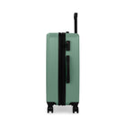 Bugatti Alexandria Collection 26.50" Hardside Spinner Luggage – Iceberg Green-Telescopic trolley handle with multi-stage locking heights