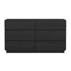Manhattan Comfort Chrystie Contemporary Modern 2-Piece Dresser and Nightstand Set - Black-10