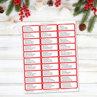 Geographics Red Foil Border Labels - 90 Pack-5