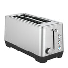 JS Gourmet 4-Slice Long Slot Toaster - Stainless Steel-4-slice capacity