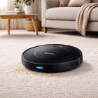 Redroad Robot Vacuum E2 with Wi-Fi and App/Voice Control-Adjustable Vacuuming. 4 levels of suction up to 6,000Pa, silent, standard, powerful and maximum. Silent 800Pa, Standard 1800Pa, Powerful 2200Pa, Maximum 6000Pa.