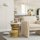 Zuo Dobra Accent Chair - Oatmeal Beige-Dimensions: 29.5" L x 32.7" W x 30.3" H