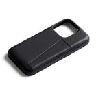 Bellroy 3-Card Cell Phone Case for Apple iPhone 15 Pro  - Black-Premium, eco-tanned leather and flex polymer