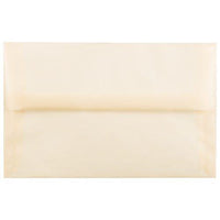 JAM Paper A10 Translucent Vellum Invitation Envelopes - 6" x 9.5" - Spring Ochre Ivory - 25 Pack (PACV850)-Color: Spring Ochre