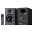 Edifier M90 BT 6.0 Hi-Res Audio Compact 100W RMS Active Speaker with 4" Mid-Bass 1" Tweeter and HDMI eARC Input - Black-Multiple input options are available, including HDMI eARC, Optical, USB-C, and AUX. Simply choose the connection that best matches your device for an optimal listening experience
