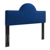 Modway Dawn Performance Velvet King/California King Headboard - Navy-Velvet King/California King Headboard