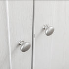 HOMCOM 27.6" L Pantry Cabinet - White-Elevated base design helps prevent moisture damage