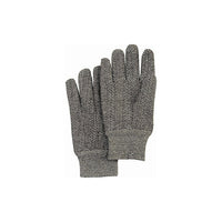 Zenith Safety Jersey Gloves, Salt & Pepper, Large, 60 Pack-65% polyester, 35% cotton