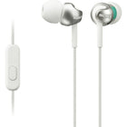 Sony Headphone with Smartphone Control - White-9mm high sensitivity driver