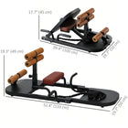 Soozier Foldable Sissy Squat Machine-Forward lunge tones legs, increases core stability and balance