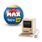 Max Premium  221-Piece Retro Computer Building Set-Up to 221 MAX Premium pieces in each capsule