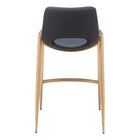 Zuo Desi Counter Stool - Black/Gold - Set of 2-6