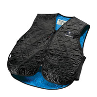 TechNiche HYPERKEWL Evaporative Cooling Sport Vest, Black, Large-Evaporative Cooling Vest, soak in water for 1-2 minutes and enjoy cooling relief and comfort