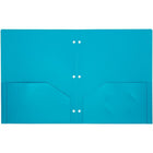 JAM Paper Plastic Two-Pocket School POP Folders - Assorted Fashion Colours - 6 Pack-Size: 9.5 x 11.5 inches & easily fits 8.5" x 11" documents