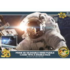 Prime 3D Space Astronaut & Stars - 100 Pieces-100-piece lenticular 3D puzzle