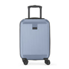 Bugatti Singapore Carry-on Hardside Luggage - Metallic Blue-Made from a durable blend of ABS and polycarbonate composite, perfect for travelers seeking both style and functionality