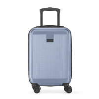 Bugatti Singapore Carry-on Hardside Luggage - Metallic Blue-Made from a durable blend of ABS and polycarbonate composite, perfect for travelers seeking both style and functionality