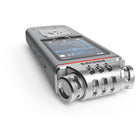 Philips VoiceTracer DVT4115 Digital Stereo Voice Recorder - Silver/Chrome-Stereo MP3 and PCM recording for clear playback and easy file sharing