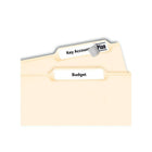 Avery TrueBlock White Laser/Inkjet File Folder Labels, 3-7/16" x 2/3", 600 Pack (5366)-For use with Laser/Inkjet printers