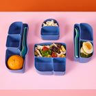 b.box Silicone Bento Buddy Lunchbox - Ocean-Free from BPA