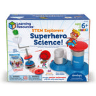 Learning Resources Stem Explorers Superhero Science-From magnetism and colour mixing to early physics feats, this set helps kids discover experimentation, observation, and other essential STEM skills