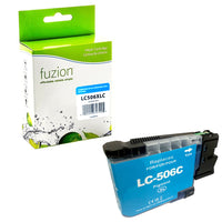 fuzion Brother LC506XLC Compatible Inkjet - High Yield - Cyan-Cyan