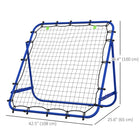 Soozier Adjustable Soccer Rebounder-Elastic cord system ensures a responsive rebound while securely holding the net in place

