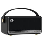 Edifier MP330 BT Wireless Hi-Res Audio Portable Retro Wood Speaker wiith 20W RMS Stereo Sound - Black-Stream audio from your computer through the USB-C port or enjoy music stored on your microSD card without using mobile data