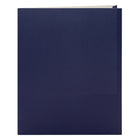 Staples Twin Pocket Portfolio - Letter Size - Dark Blue-No fastener