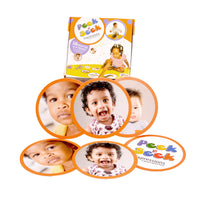 MOJO Seek and Peek Expression Match-Up Game-The Peek and Seek Expression Match-Up encourages social and emotional development as children match facial expression cards