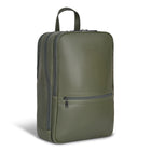 Champs Onyx Leather Classic Backpack - Khaki-Made of Genuine Cowhide Leather