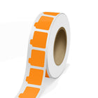 JAM Paper Standard Label Rolls - Lip Balm Tube Stickers - 2 1/8 x 2 1/8 - Neon Orange - 125 Labels/Roll-Colour: Neon Orange | Make your mail stand out with colourful shipping address labels.