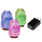 Sharper Image Himalayan Salt Crystal LED Colour Changing Lamp-Aids In Relaxation: It’s A Soothing Device To Aid In Stress Relief, Uplift The Mood, And Help With Restless Nights. Feel Refreshed With This Sharper Image Color Changing Salt Crystal Usb Lamp!
