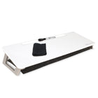 Quartet Magnetic Dry-Erase Desktop Computer Pad - 21" x 7 3/4" - White Surface-EASY STORAGE: Slide your keyboard underneath the desktop pad when not in use, utilizing the included felt pad to maximize your desk space and keep your desk organized.