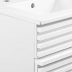 Modway Render 18" Bathroom Vanity Cabinet - White-Assembly Required