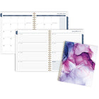 Cambridge 2026-27 Weekly/Monthly Planner - 11"x 9" - Ultra Violet - Bilingual-Twin coil binding