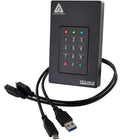 Apricorn Aegis Fortress L3 FIPS 140-2 Level 3 Encrypted 1 TB Portable Hard Drive - Black-The hard drive, electronics, external fasteners, and the enclosure itself are all included within this elevated FIPS validation boundary.