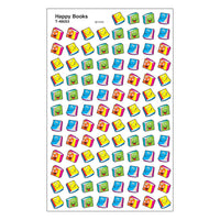 Trend Enterprises superShapes Stickers, Happy Books, 4800 Pack-Acid free, nontoxic and safe for use on photos