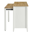 Modway Garland Kitchen Island - Oak White-8