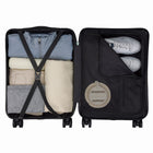 Bugatti Stockholm Collection 21.5" Hardside Carry-on - Glacier Blue-Telescopic trolley handle with multi-stage locking heights