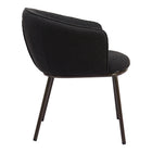 Zuo Essen Dining Chair - Black/Bronze-3 year limited warranty